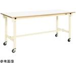 軽量作業台（CK/ポリエステル天板/キャスター付/直進安定金具無/折畳み式）1200×600×810mm　CK-126PURNI