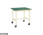 軽量作業台（KK/サカエリューム天板/キャスター付/直進安定金具無）1800×600×840mm　KK-68FUB2I