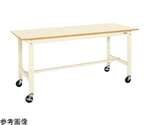 軽量作業台（KK/ポリエステル天板/キャスター付/直進安定金具無）900×600×840mm　KK-38UB2I