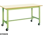 軽量作業台（KH/ポリエステル天板/キャスター付/直進安定金具無）900×750×900mm　KH-39IGUB
