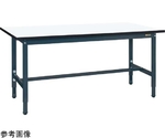 軽量実験用高さ調整作業台（TKSM/200kg/メラミン天板/H740～940）1800mm　TKSM-1875