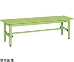 中量高さ調整作業台（TKT5/耐荷重400kg/スチール天板）サカエグリーン 1800×750mm　TKT5-187S