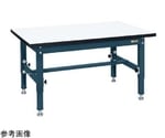 中量高さ調整作業台（TKT5/耐荷重400kg/メラミン天板）ダークグレー 1500×750mm　TKT5-157CHM