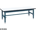 中量高さ調整作業台（TKT5/耐荷重400kg/メラミン天板）ダークグレー 1800×750mm　TKT5-187CHM