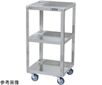 アルミスペシャルワゴン サイレントエラストマー車 400×400mm　SPZ-03SEJAL