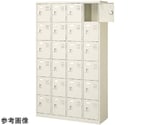 扉付 シューズボックス 鍵無 4列6段（24人用）　BST4-6NNN