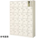 扉付 シューズボックス 鍵付 5列6段（30人用）　BST5-6HKN