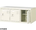 扉付 シューズボックス 鍵付 3列1段（3人用）　BST3-1H