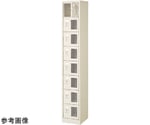 扉付 シューズボックス 鍵付 1列8段（8人用）　BST1-8WMXKN
