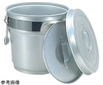 アルミ ステンバンド付 二重保温食缶（中蓋式）Y型　10L