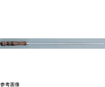 木柄角型バーベキュー串（三本組）（クロームメッキ）390mm　390mm TS-87