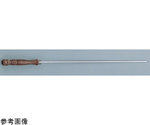 木柄平型バーベキュー串（三本組）（ステン）　450mm TS-98