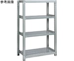 高耐食性めっき中量棚（300kg/段・単体・4段） 955×480×1800mm　MB-1124