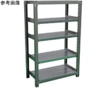 高耐食性めっき中量棚（300kg/段・単体・5段） 955×780×2100mm　MB-2155