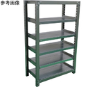 高耐食性めっき中量棚（300kg/段・単体・6段） 955×480×2400mm　MB-3126