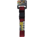 ワンタッチベルトタフ38mm ブラック×レッド　