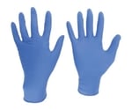 ニトリル使い捨て手袋 ベルテ701H ブルー 粉なし 厚手 100枚入 SSサイズ　VERTE-701H-SS