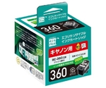 キヤノン BC-360 互換 リサイクルインクカートリッジ ブラック　ECI-C360B