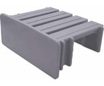 YSカラースノコ 共通エンドキャップ グレー　F-198-GR