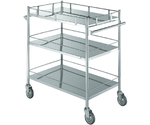 ステンレスワゴン フラット 90kg 750×450×860mm　DS-5