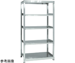 ステンレス軽中量物品棚 SUS430 1586×472×2100mm　KSA4-2525