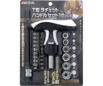 T型ラチェットハンドルセット 18pcs　TRS-200A