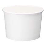 アイス＆スープカップ8オンス（50個入）ホワイト（PLAラミ）