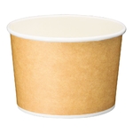 アイス＆スープカップ8オンス（50個入）クラフト風 PLAラミ　