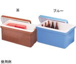 ビール保冷コンテナ 茶　KC-180