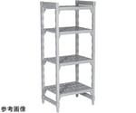 キャンブロ カムシェルビング(R) プレミアムシリーズ ベンチ型固定式基本ユニット4段セット 1820×460×H1630mm　CPU187264V4N