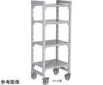 キャンブロ カムシェルビング(R) プレミアムシリーズ ソリッド型可動式4段セット 760×610×H1700mm　CPMU243067S4