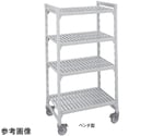キャンブロ カムシェルビング(R) プレミアムシリーズ ベンチ型可動式4段セット 910×460×H1500mm　CPMU183659V4