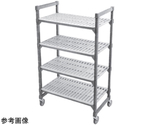 キャンブロ カムシェルビング(R) エレメンツシリーズ ベンチ型可動式4段セット 1220×460×H1778mm　EMU184870V4