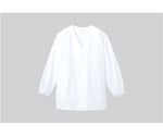 白衣（長袖）[男] ホワイト 襟なし S　AB-6400 S