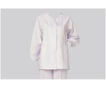 白衣（長袖）[女] ホワイト 襟なし 9号　AB-6403