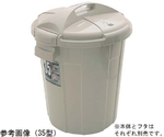 ダスポットペール丸（フタ）45型用　ｸﾞﾚｰ