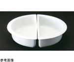 丸型スマートチェーフィング専用陶器 2分割（1セット）L　JW-400X2(1/2L)