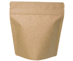 コーヒー用袋 スタンドチャック袋 100g 茶 インナーバルブ付 500枚　COT-871