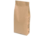 コーヒー用袋 インナーバルブ付 200g用 ガゼット袋 茶クラフト 1000枚　COT-904