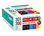 BCI-301 300/5MP対応リサイクルインク　ECI-C301-5P