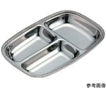 スギコ 18-8三ツ仕切り皿 菊渕　SH-916-G