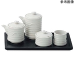 カスター卓上小物 粉引 楊枝入　5300-0403