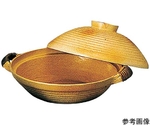 電磁用手造り楽鍋（新幸楽）藤巻 30cm　35166