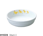 キッズメイト ウェーブ深皿 13cm ピュアホワイト　33130-PW