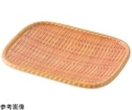 竹風メラミンプレート巻渕 白（角）小　91-314S