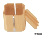 木製ガリ入れ（中合 トング付）小　W-709