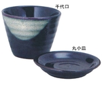 そば黒そば 丸小皿　018-70619