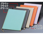 えいむ 高級ソフト合皮メニュー（特大）B4 オレンジ　LB-110