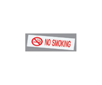 禁煙プレート（ホワイト）NO SMOKING　IP-56E