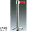 パーティーションポール ベルトタイプ Aスタート クロームメッキ レッド 930mm 4段ベース　GY212